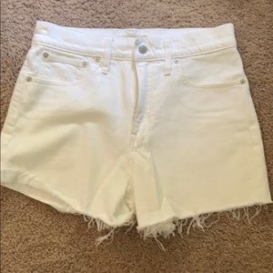 Madewell high rise denim shorts size 28